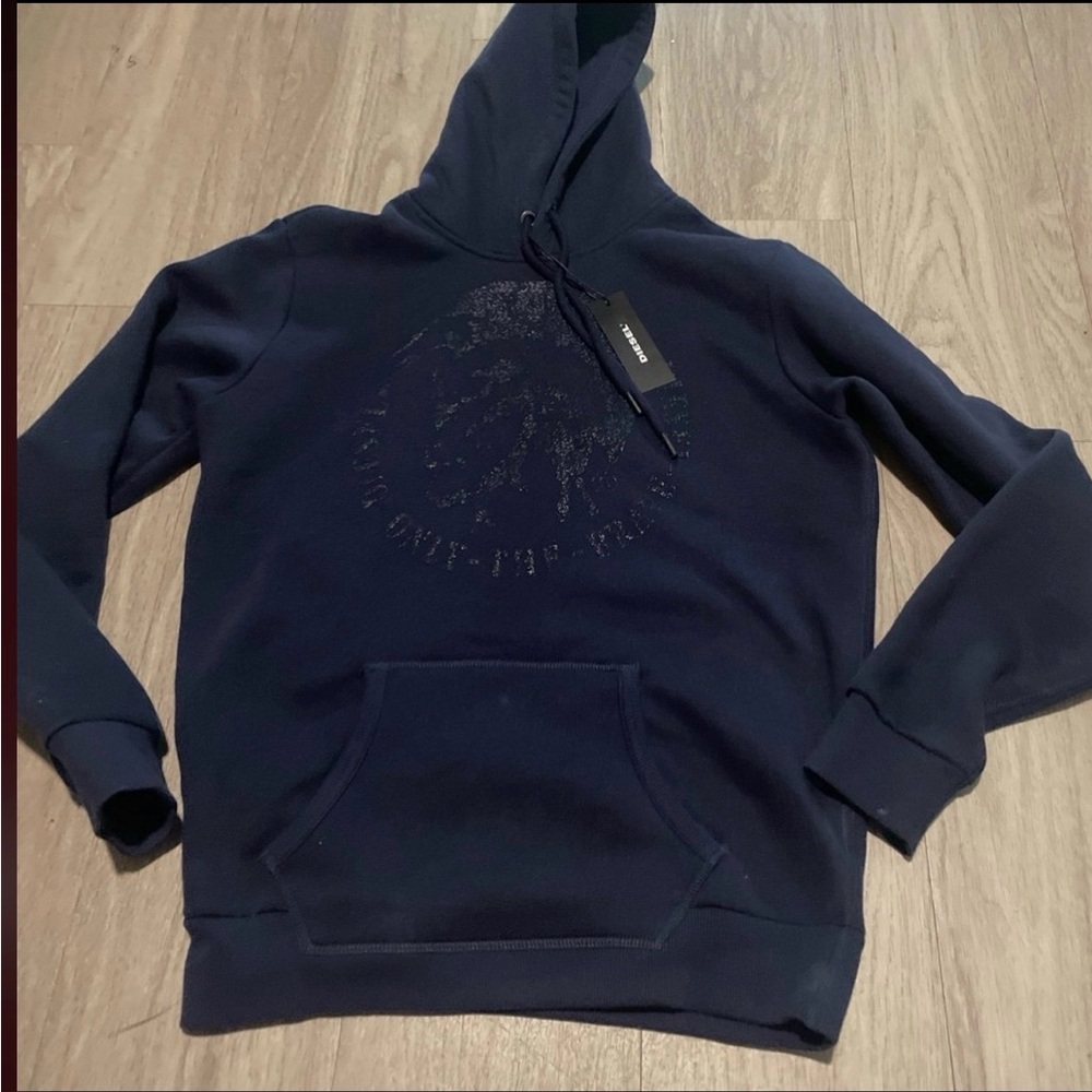 Diesel Navy Blue Hoodie